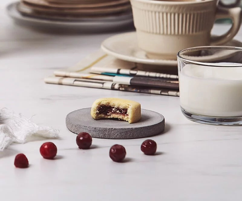 h&Bake No Sugar Added Fruit Tart - Cranberry Cake (Lacto Vegetarian)