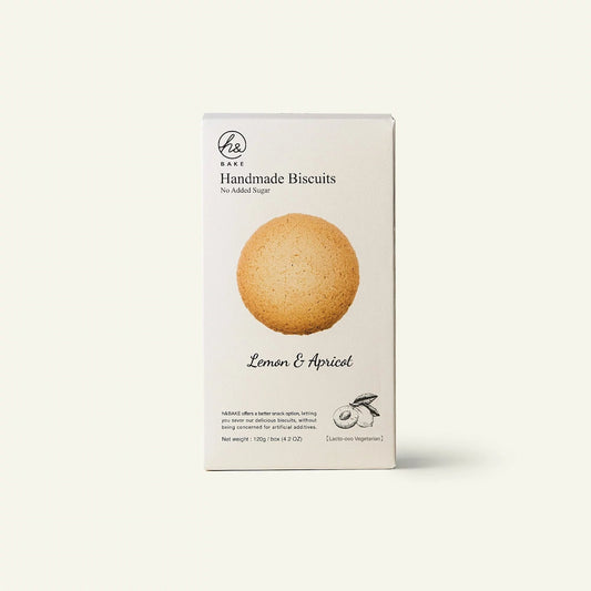 h&Bake No Added Sugar French Biscuits - Lemon & Apricot