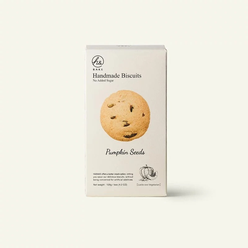 h&Bake No Added Sugar French Biscuits - Pumpkin Seeds