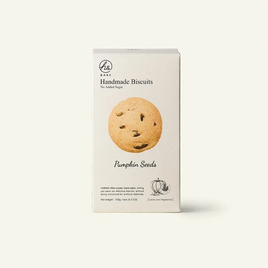 h&Bake No Added Sugar French Biscuits - Pumpkin Seeds